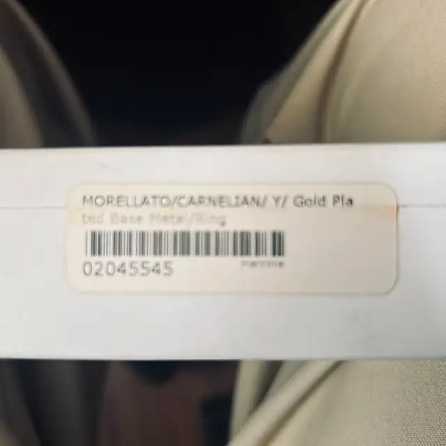 ONE NEW IN THE BOX MORELLATO RING - Photo 4