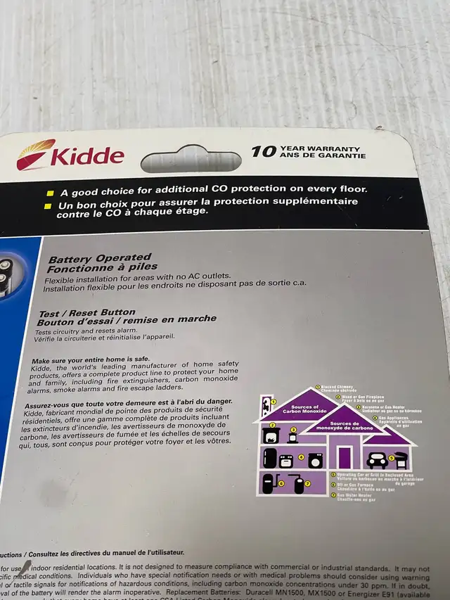 Kidde Carbon Monoxide Alarm - Photo 4