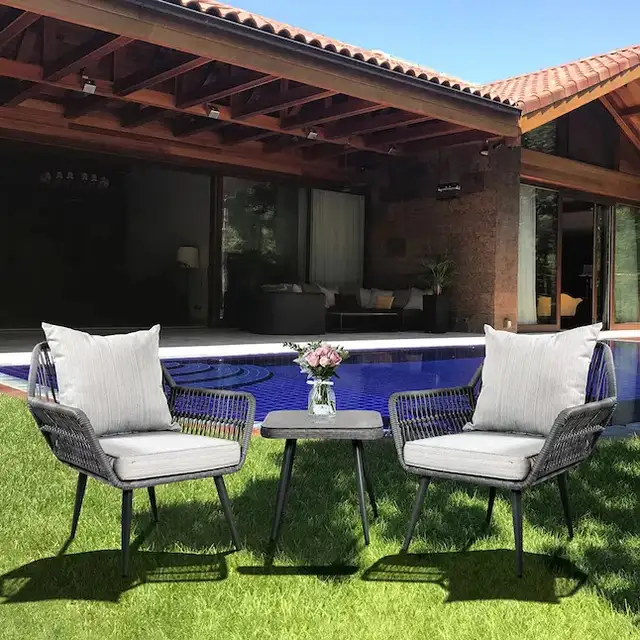 Brand New 3 pcs  Modern Patio Bistro Set Selling at $169 - Photo 4