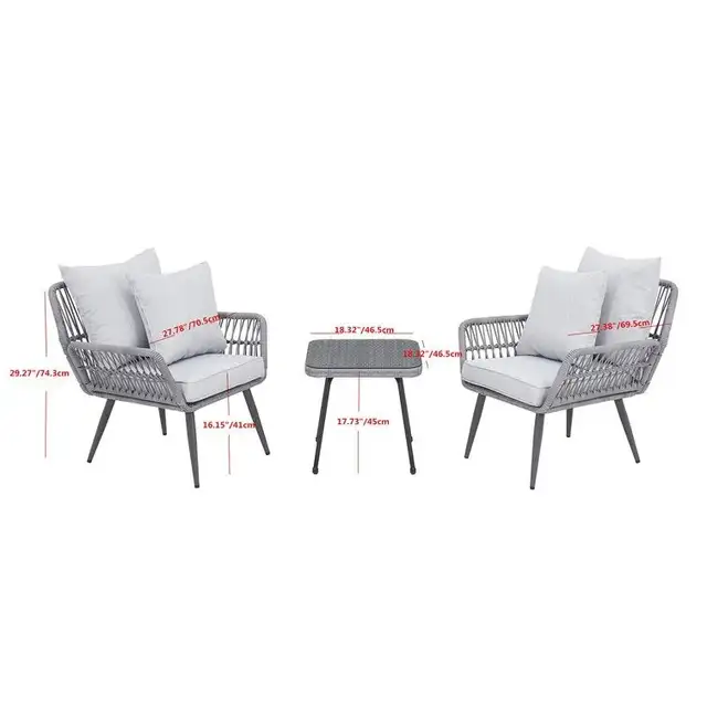 Brand New 3 pcs  Modern Patio Bistro Set Selling at $169 - Photo 5