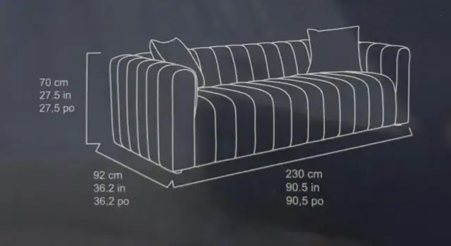 Modern fabric sofa - Photo 3