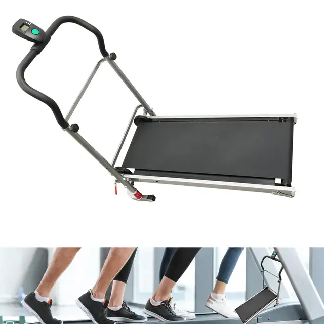 Used Foldable Manual Small Walking Treadmill 020082