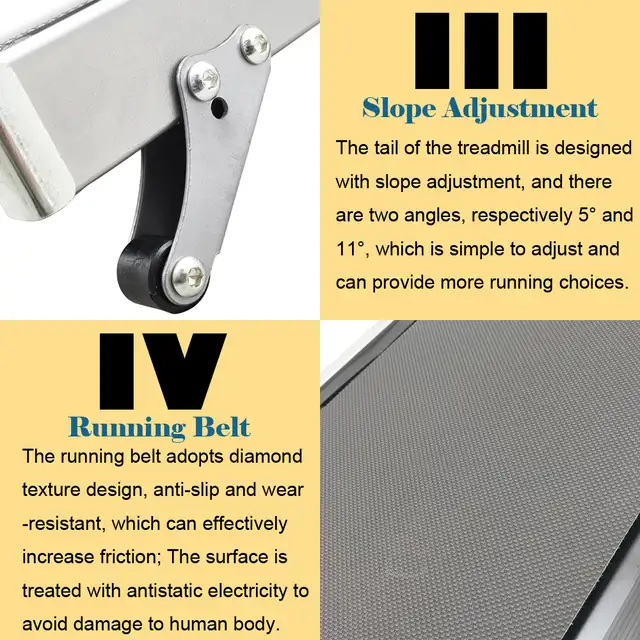 Used Foldable Manual Small Walking Treadmill 020082 - Photo 5