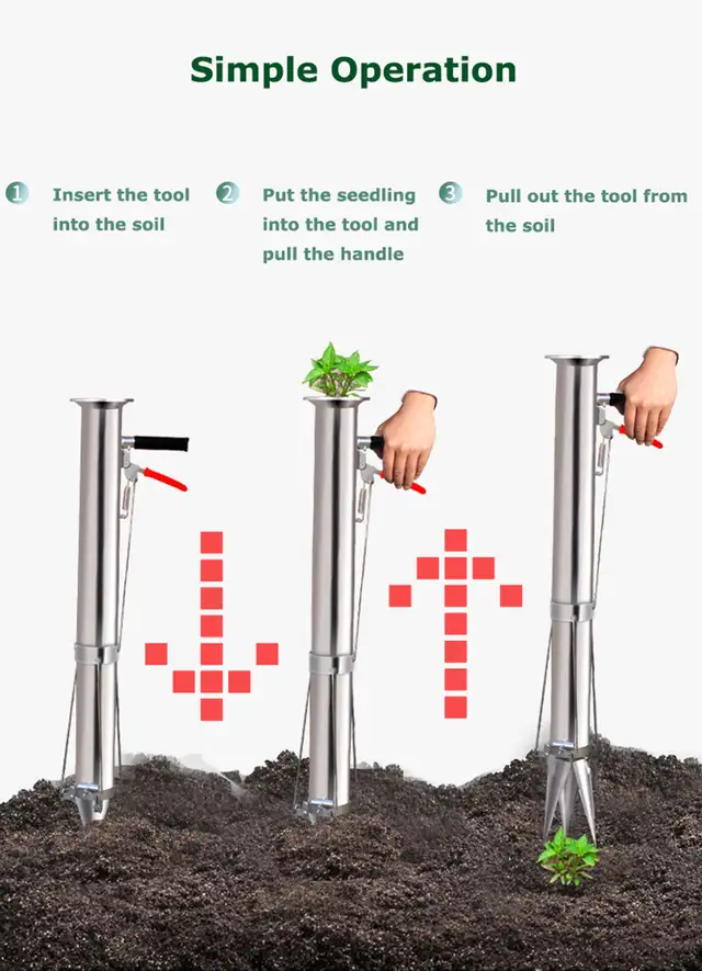 Used Single Shank Hand-Held Seedling Transplanting Tool 027283 - Photo 7