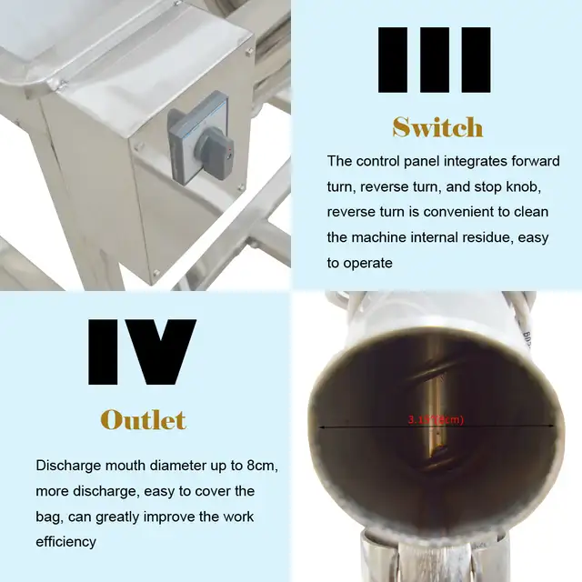 Used Inclined Helical Conveyor Screw Feeding Machine 056005 - Photo 8