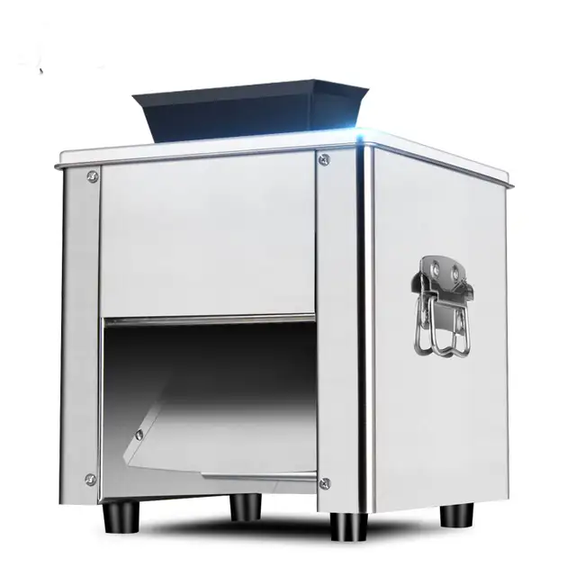 Used Desktop 5mm 110v Meat Slicing Shredding Cut Machine 020340 - Photo 2