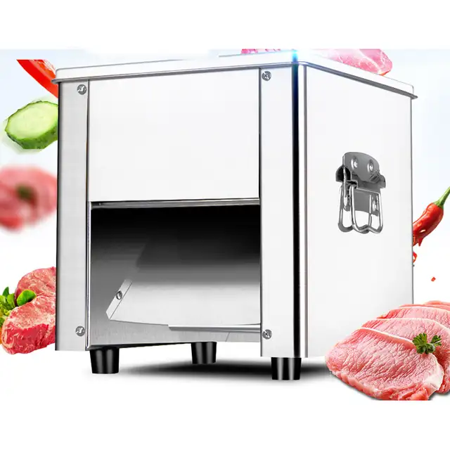 Used Desktop 5mm 110v Meat Slicing Shredding Cut Machine 020340 - Photo 3