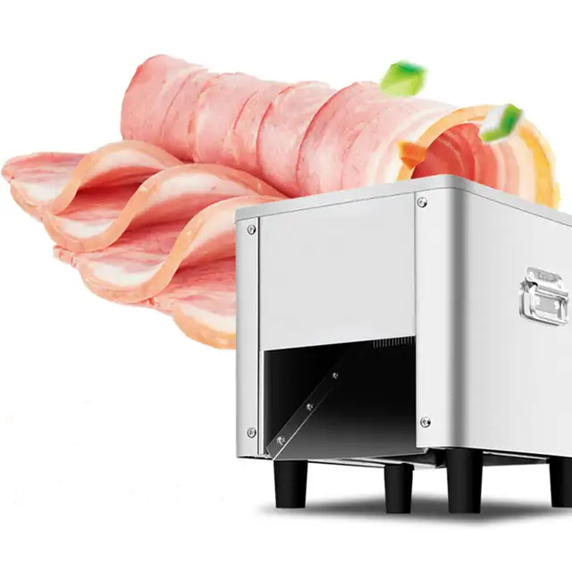 Used Desktop 5mm 110v Meat Slicing Shredding Cut Machine 020340 - Photo 4