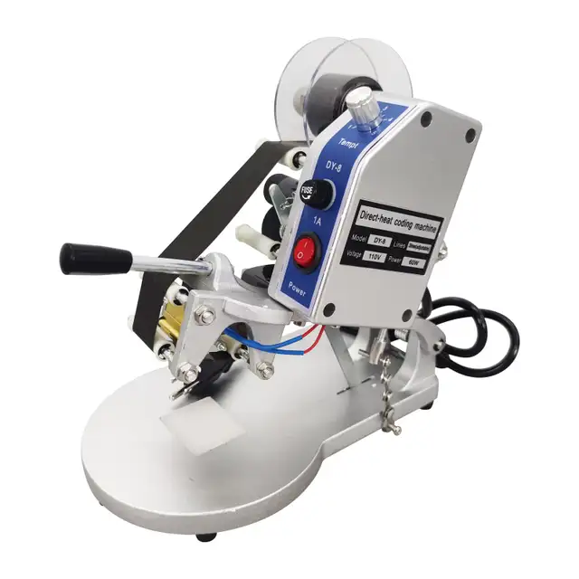 Used Ribbon Hot Stamping Coding Printer Machine 110V 070715