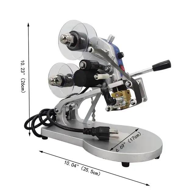 Used Ribbon Hot Stamping Coding Printer Machine 110V 070715 - Photo 2