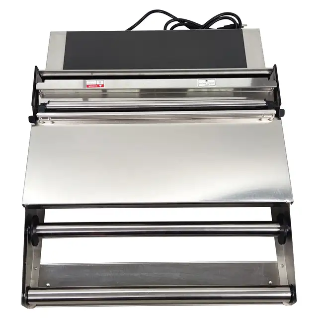 Used 17'450mm Food Tray Wrapper Stretcher Film Sealer # 181001 - Photo 5