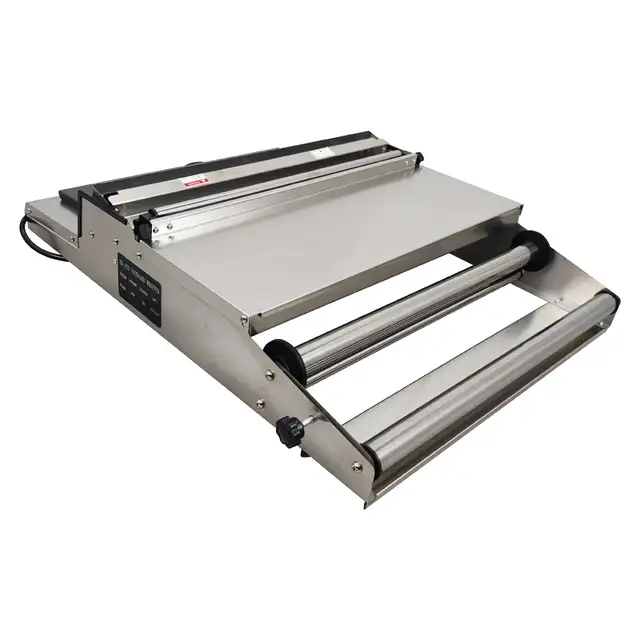 Used 17'450mm Food Tray Wrapper Stretcher Film Sealer # 181001 - Photo 6