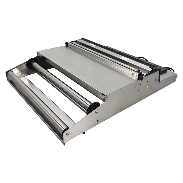 Used 17'450mm Food Tray Wrapper Stretcher Film Sealer # 181001 - Photo 7