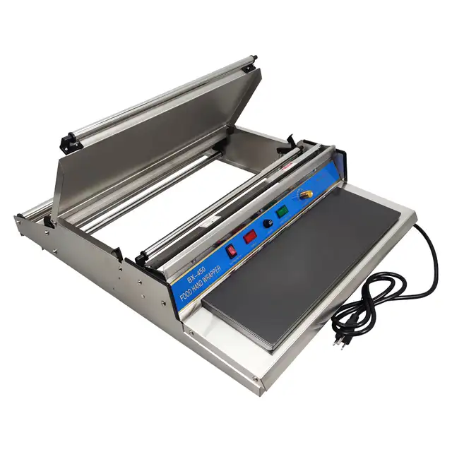 Used 17'450mm Food Tray Wrapper Stretcher Film Sealer # 181001 - Photo 8