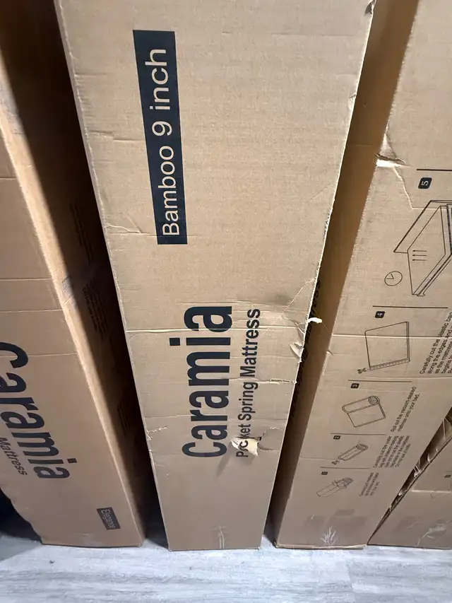 Twin sized bamboo pocket coil mattress - Photo 3