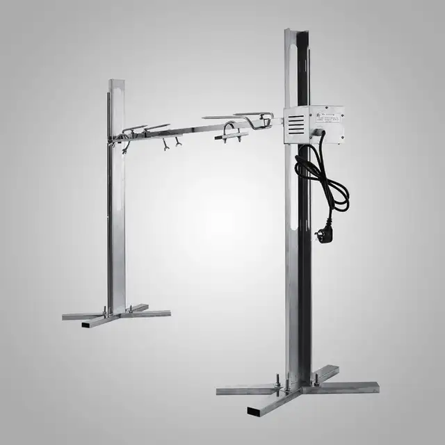 Outdoors 66Lbs BBQ Rotisserie Grill Spit Roaster Tripod 251123 - Photo 5