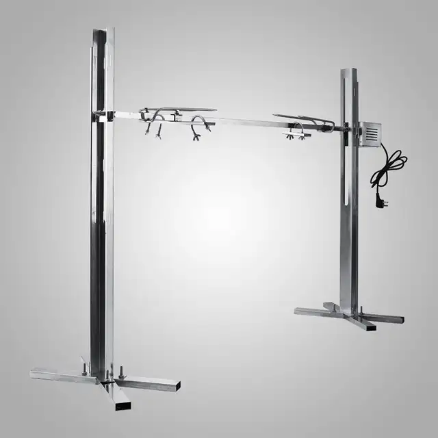 Outdoors 66Lbs BBQ Rotisserie Grill Spit Roaster Tripod 251123 - Photo 8