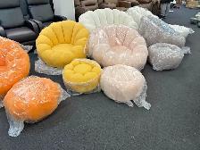 Brand New Elegant & Comfort Pumpkin Chair Couch w/Stool $299