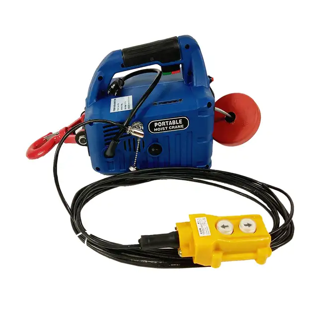 Used 110V 450KG Wire-controlled Home Electric Hoist Winch 300184 - Photo 3