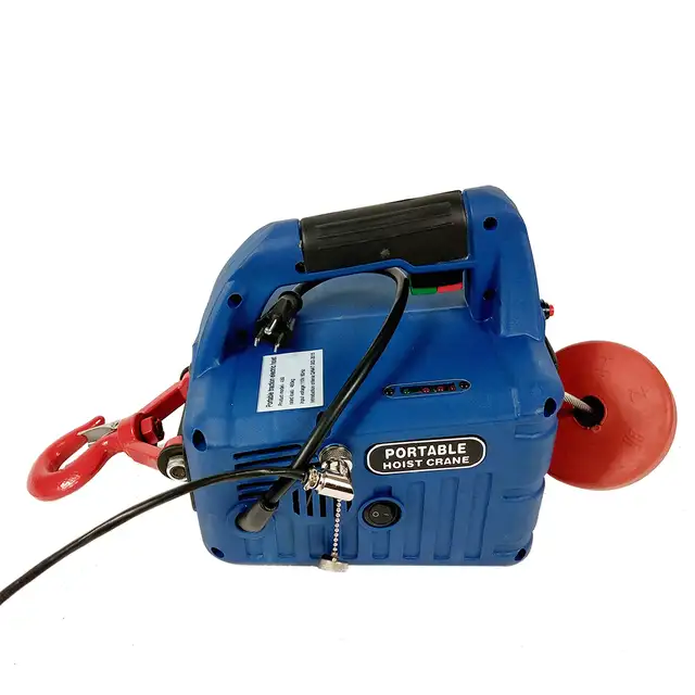 Used 110V 450KG Wire-controlled Home Electric Hoist Winch 300184 - Photo 5