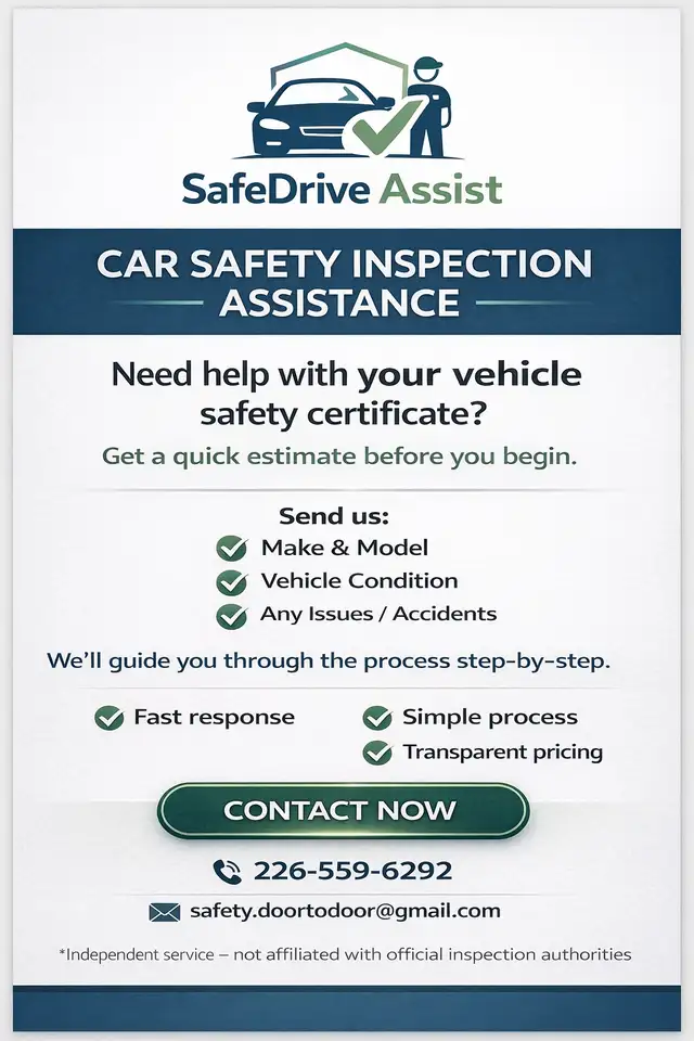 Car Safety Inspection Help