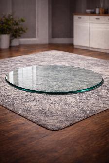 36" Round Tempered Glass Table Top – Brand New