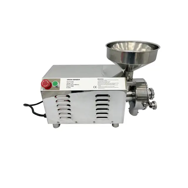 2200W Electric Grain Mill Grinder Machine Stainless Steel 170143