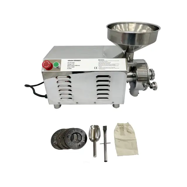 2200W Electric Grain Mill Grinder Machine Stainless Steel 170143 - Photo 2