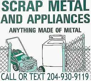 Curbside Scrap metal pick up