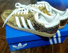 Adidas Samba OG "Gold Metallic" - Brand New in Box