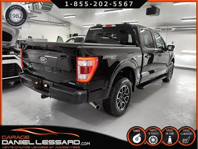 Ford F-150 LARIAT SPORT, SUPERCREW, BTE 5.5'', MAG 18', CUIR 202 - Photo 4