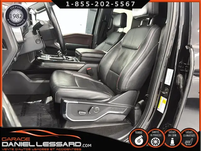 Ford F-150 LARIAT SPORT, SUPERCREW, BTE 5.5'', MAG 18', CUIR 202 - Photo 21
