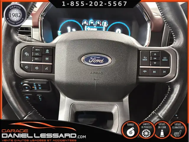 Ford F-150 LARIAT SPORT, SUPERCREW, BTE 5.5'', MAG 18', CUIR 202 - Photo 29