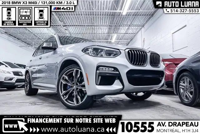 2018 BMW X3 M40i xDrive TOIT PANO/CARPLAY/HUD/MAGS 21'/CAMERA - Photo 2