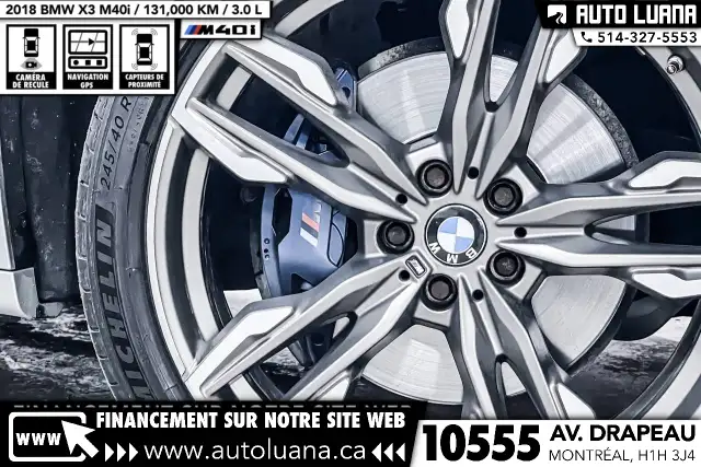2018 BMW X3 M40i xDrive TOIT PANO/CARPLAY/HUD/MAGS 21'/CAMERA - Photo 5