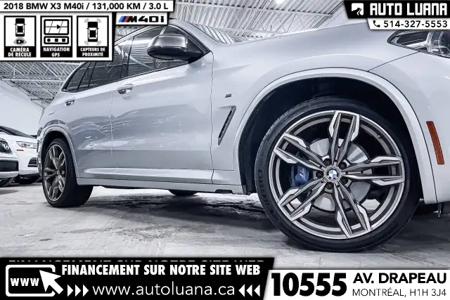 2018 BMW X3 M40i xDrive TOIT PANO/CARPLAY/HUD/MAGS 21'/CAMERA - Photo 8
