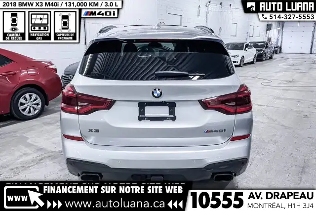 2018 BMW X3 M40i xDrive TOIT PANO/CARPLAY/HUD/MAGS 21'/CAMERA - Photo 9