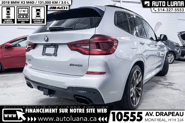 2018 BMW X3 M40i xDrive TOIT PANO/CARPLAY/HUD/MAGS 21'/CAMERA - Photo 11