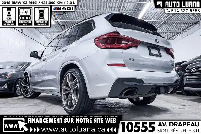 2018 BMW X3 M40i xDrive TOIT PANO/CARPLAY/HUD/MAGS 21'/CAMERA - Photo 13