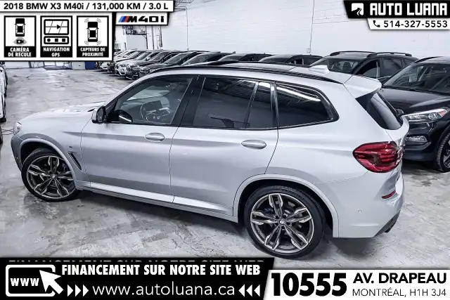 2018 BMW X3 M40i xDrive TOIT PANO/CARPLAY/HUD/MAGS 21'/CAMERA - Photo 14