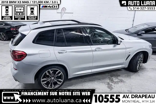 2018 BMW X3 M40i xDrive TOIT PANO/CARPLAY/HUD/MAGS 21'/CAMERA - Photo 15