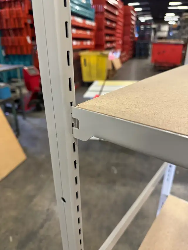 Used industrial shelving  6' & 12' tall / 24'deep  x 46' wide - Photo 3