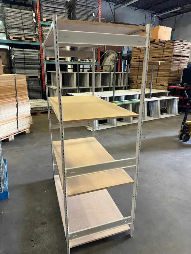 Used industrial shelving  6' & 12' tall / 24'deep  x 46' wide - Photo 4