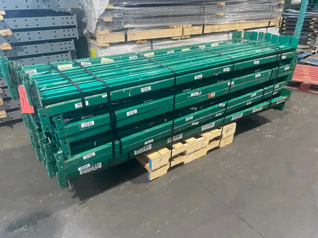 Used 8’ x 2" RediRack pallet racking beams for sale - Photo 3