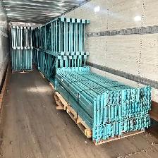 12' High x 42' USED REDIRACK Upright Frames Pallet Racking
