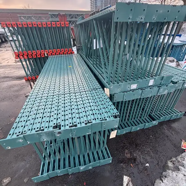 12' H x 42' D REDIRACK USED uprights Pallet Racking
