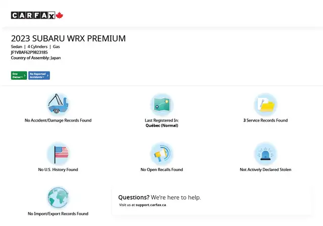 2023 Subaru WRX Sport Manual AWD-Sunroof-11.6' Screen-Blind Spot - Photo 3