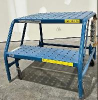 2 Step Rolling Ladder 18' W x 18' H - Photo 2