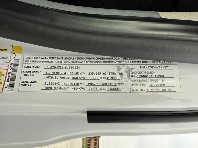 2017 Ford Transit 150 XLT 4X4 8 Passenger Cargo Van - Photo 53