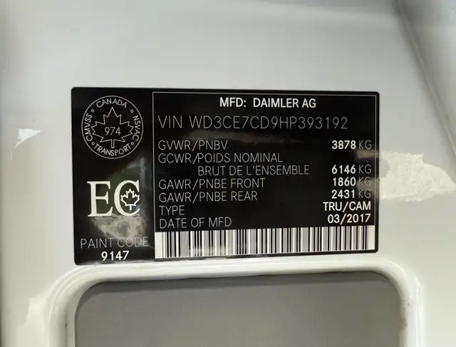 2017 Mercedes-Benz Sprinter 2500 4X4 Cargo Van with Rear Shelvin - Photo 54